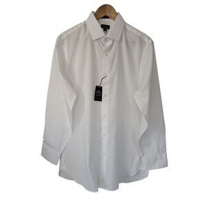 J. Crew Ludlow Premium Fine‎ Cotton Shirt Slim Fit Mens 16/32 White NWT BM493